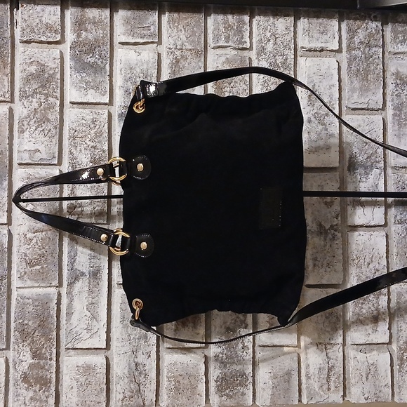 RED Valentino Garavani Suede & Leather Shoulder Bag w/ Bow Accent – Excellent - Picture 5 of 7